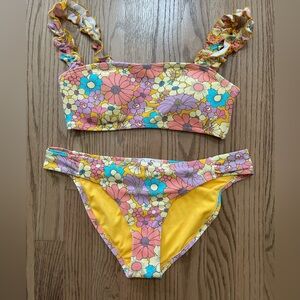 Jessica Simpson floral print bikini
